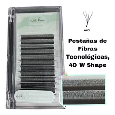 Pestañas Natuhana 4d Fibras Tecnológicas W Shape Mix 0.07 D