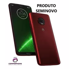 Moto G7 Plus 64gb Vermelho- Muito Bom