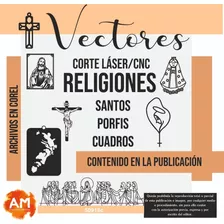 Vectores Religion Santos Porfis Cruces Angeles Virgen!