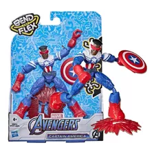 Boneco Marvel Vingadores Bend And Flex Falcao America E7377