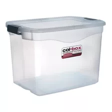 Caja Plastica Megacol 36 Lts C/ Trabas X 1 Colombraro