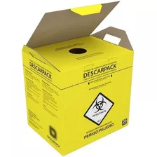 05 Caixa Coletora 20l Perfurocortante Agulha Descarpack