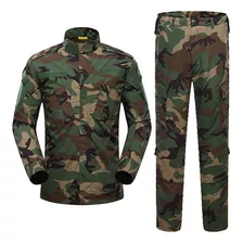 Camuflaje Militar Uniforme Traje Táctico Caza Al Aire Libre