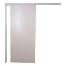 Porta Correr Branco Prime 80x210 C/kit Completa S/ Fechadura