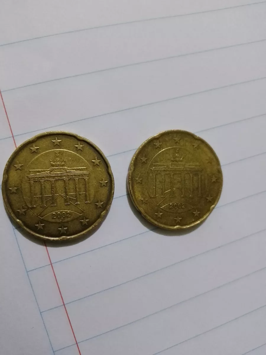 Moneda De 20 Centimos Alemania 2002