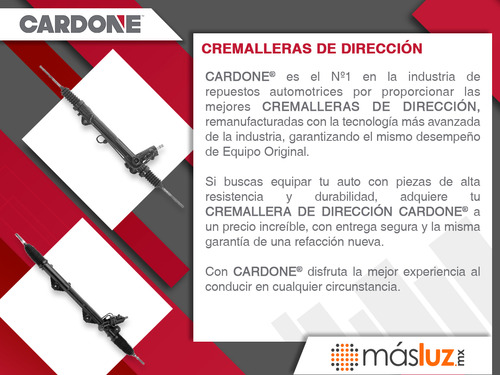 1- Cremallera Direccin Nx 1.6l 4 Cil 1991/1993 Cardone Foto 7