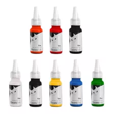 Electric Ink Tatuagens 7 Un.tintas Tattoo Coloridas -15ml