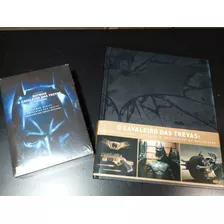 Kit O Cavaleiro Das Trevas Livro + Trilogia Em Dvd Lacrado