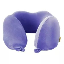 Almohada Viajes Avion Para Cuello Cervical Inteligente Color Violeta