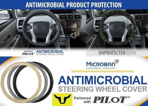 Funda Cubrevolante Negro Antimicrobial Peugeot 308 2020 Foto 3