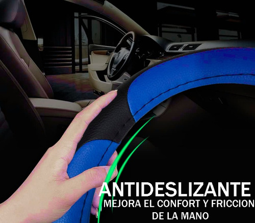 Funda Cubre Volante Azul Con Negro Ford Freestyle Foto 2
