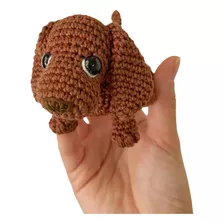 Cachorro Amigurumi Salsicha Dachshund Boneco