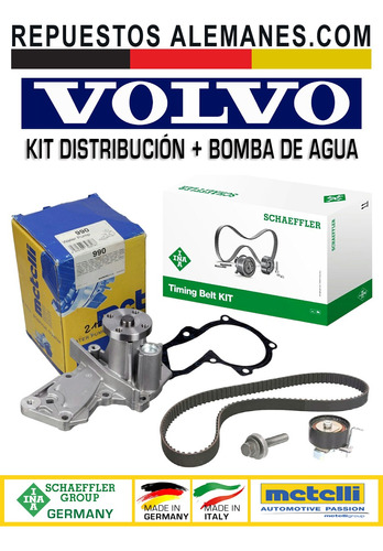  Kit Distribucin + Bomba De Agua Volvo S60 S80 V40 V60 V70  Foto 3