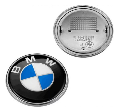 Emblema Bmw Capo - Baul Serie 1 3 5 7 X1 X3 X5 X2 Z3 74/82mm Foto 2