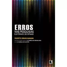 Livro Erros Nas Pesquisas Eleitorais E De Opinião - Alberto Carlos Almeida [2009]