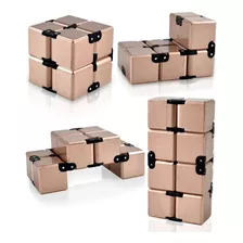 Infinity Cube Juguete Sensorial Antiestres Metalizado