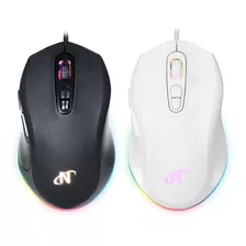 Mouse Programable Usb 6d+scroll Gaming Rgb 6400dpi Nisuta