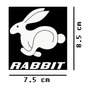 Vw Caribe Cabriolet Rabbit Calcomania Lateral Negro