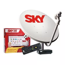 Kit Sky Pré Pago Sd Completo + Recarga Master 30 Dias