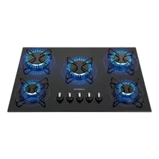 Fogão Cooktop 5 Bocas Mondial A Gás Glp Preto - Ctg-02