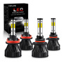 Kit Foco Led 9005+h11+h11 Para Honda Accord Coupe 2008-2012