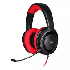 Audífonos Gamer Corsair Gamer Hs35 Stereo Red