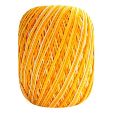 Barbante Barroco Premium Multicolor 6 Fios 200g Linha Crochê Cor Raio De Sol