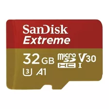 Tarjeta De Memoria Sandisk Sdsqxaf-032g-gn6ma Extreme Con Adaptador Sd 32gb