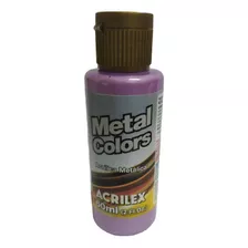 Tinta Acrílica Magenta Metálico Acrilex Nature Colors 60 Ml