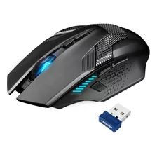 Tecknet Mouse Inalámbrico Para Juegos, Mouse Inalámbrico . Color Negro