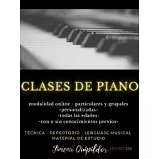 Clases De Piano Online! Todas Las Edades
