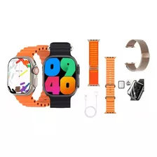 Relógio Smartwatch Ultra 9 Lançamento Nfc + Kit 7 Pulseiras