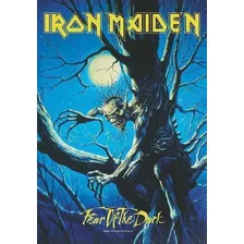 Bandera Tela Poster Iron Maiden Fear Of The Dark 