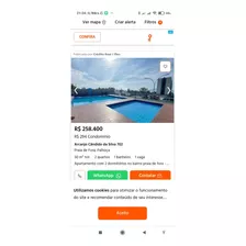 Excelente Apartamento De 2 Quartos, Com Área De Lazer Comple