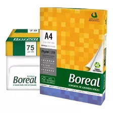 Resma Boreal A4 Multifunción De 500 Hojas De 75g Color Blanco Por Unidad