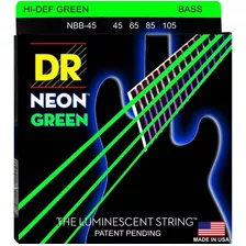 Encordado Dr Bajo Neon Green 045-105 Ngb 45 Fluorescentes