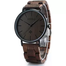 Bewell W163a Relojes De Madera Para Hombres Y Mujeres De Cua