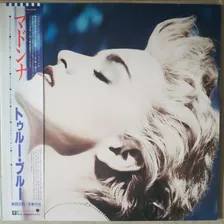 Lp Madonna True Blue Importado Japan + Encarte + Obi. Usado