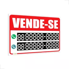 Placa De Vende-se 50x40cm