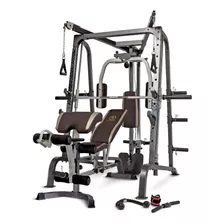 New Marcy Elite Smith Cage Home Workout Total Body Gym Systm
