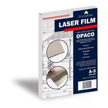 Filme Laser Film Para Fotolito Serigrafia Opaco A-3 C/100