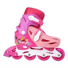 Patins Inline Ajustável Disney Tam 35-38 Princesas Multilase