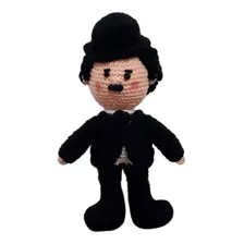 Amigurumi Muñeco De Apego Charles Chaplin Hecho A Mano