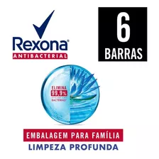 Pack Sabonete Em Barra Rexona Limpeza Profunda 6 Un 84g