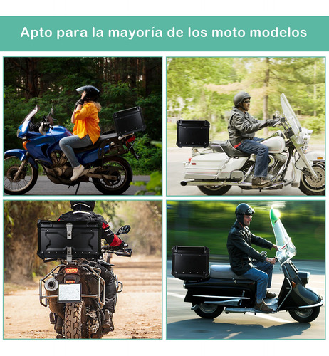 Caja Para Moto Top Case Maletero De Aluminio Para Moto 55l Foto 7