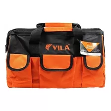 Bolsa Em Lona 40x26cm Com 14 Bolsos Vila