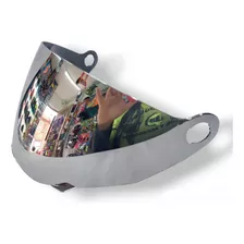 Visor Plateado Para Cascos Hro Mx 330 Dv, Original.