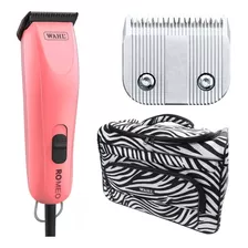 Descascador De Cães De Cabeleireiro Profissional Wahl Romeo Rosa