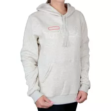 Moletom Feminino Fila Letter Outline Winter Off White