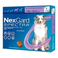 Antipulgas Nexgard Spectra L 15 A 30 Kg Para Perro